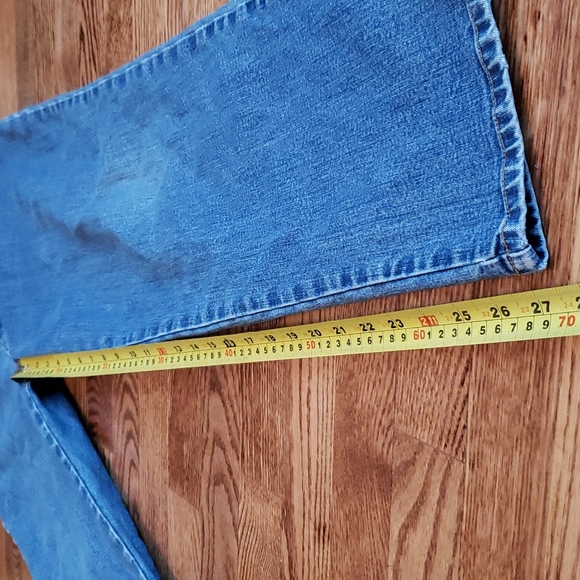 (12P) Jones New York Signature Petite Denim Jeans Everyday Comfy Straight Leg - Picture 6 of 9